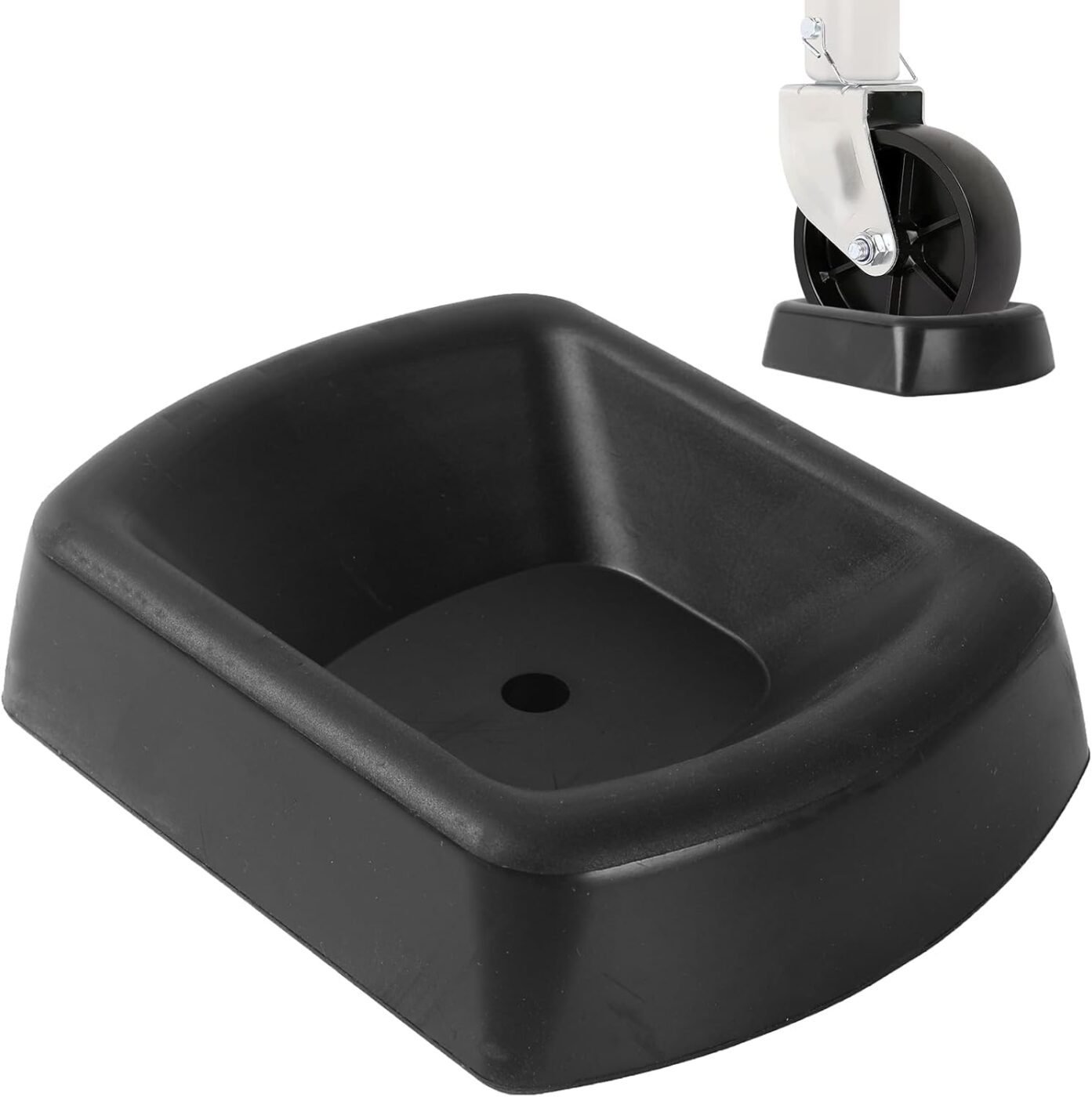 Jack Wheel Chock Stabilizer - Heavy Duty Rubber Travel Trailer Jack Caster Wheel Dock 6" Single Wheel Stopper for Boat RV Trailers and Caravans 1 Jack Wheel Chock Stabilizer – Heavy Duty Rubber Travel Trailer Jack Caster Wheel Dock 6″ Single Wheel Stopper for Boat RV Trailers and Caravans