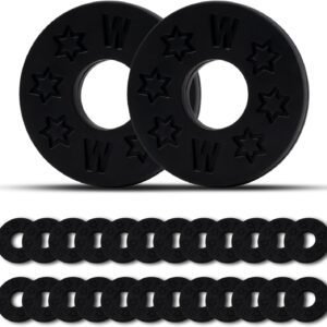 12Pair Rubber Strap Locks For Guitar, 0.98” Guitar Strap Blocks/Silicone Strap Locks Guitar, Blocks Guitar Locks Strap Protector, Premium Silicone Safety Lockings, Acoustic Guitar Strap Adapter