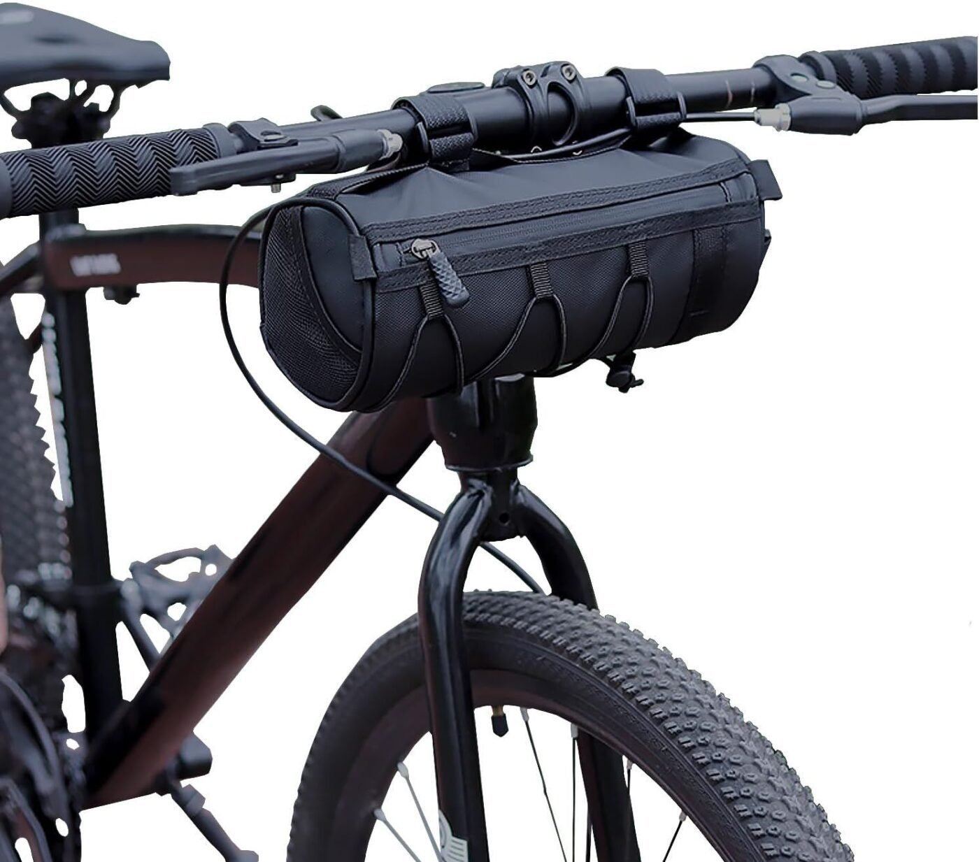 2.5L Bike Handlebar Bag, Waterproof Bicycle Accessories, Bike Frame Front Pouch with Zipper and Shoulder Strap 1 2.5L Bike Handlebar Bag, Waterproof Bicycle Accessories, Bike Frame Front Pouch with Zipper and Shoulder Strap