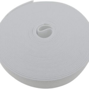 3/5 Inch by 43 Yard White Sewing Elastic Band Spool Heavy Stretch High Elasticity Knit Elastic Band