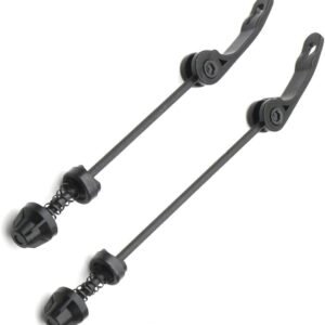 Road Mountain Bicycle MTB Wheel Hub Front and Rear Skewers Quick Release Clip Bolt Lever Axle QR 145/180 mm, a Pair