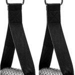 Exercise Cable Handles,Cable Machine Attachment Handles Compatible with Machines,Super Strong Nylon Webbing for Resistance Training(1 Pairs)