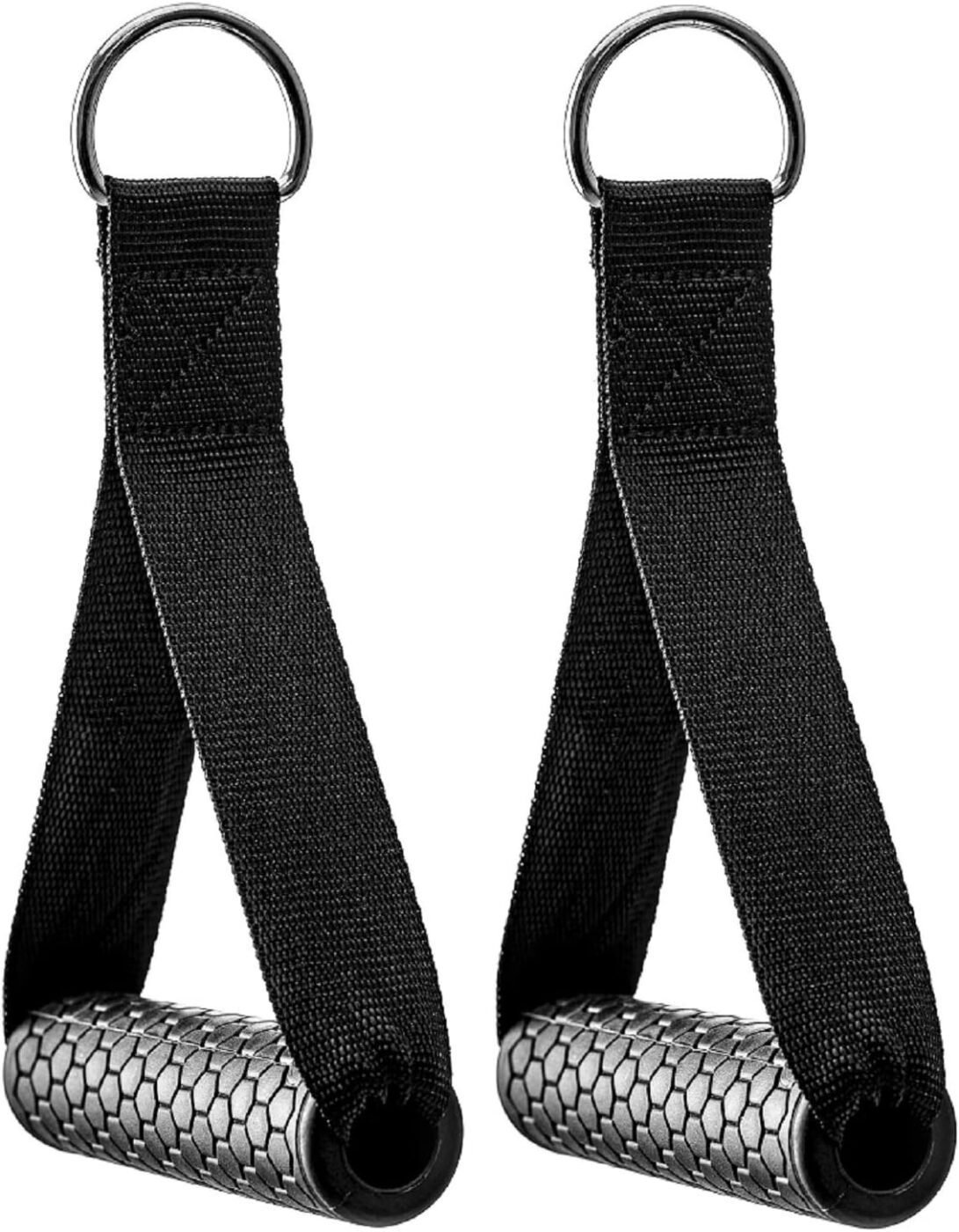 Exercise Cable Handles,Cable Machine Attachment Handles Compatible with Machines,Super Strong Nylon Webbing for Resistance Training(1 Pairs) 1 Exercise Cable Handles,Cable Machine Attachment Handles Compatible with Machines,Super Strong Nylon Webbing for Resistance Training(1 Pairs)