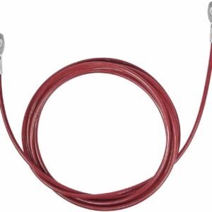 Replacement Cables for Home Gym, Fitness Pulley Cable, Weight Machine Cable -Thick 5mm(0.2inch) Heavy Duty Steel Wire Rope Gym 138”