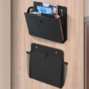 Storage space for campers with self-adhesive motorhome accessories Essentials Caravan Gadgets, 34 x 29 x 14 cm Foldable wall-mounted organizer for bedroom, office, bedside table desk