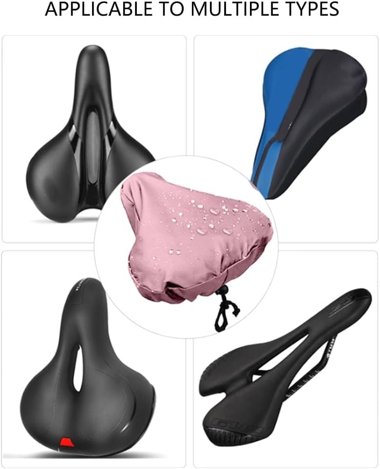 Quickly Install Bike Seat Protectors Water Resistant Bicycles Seats Cover for Adventure Enthusiasts Pink 3 Quickly Install Bike Seat Protectors Water Resistant Bicycles Seats Cover for Adventure Enthusiasts Pink - image 3