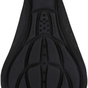 Petluno Bike Seat Cushion Cover, PE Foam Comfortable Breathable Bicycle Saddle Water & Dust Resistant Covers Fits Spin, Exercise Bike, Outdoor or Indoor Cycling