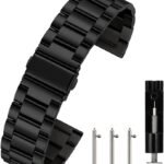 Quick Release Watch Strap,16mm 18mm 20mm 22mm 24mm Premium Solid Stainless Steel Watch Band Replacement