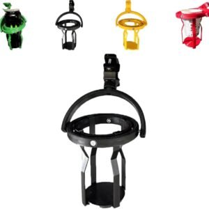Gyroscopic Cup Holder, Self-Leveling Cup Holder for Motorcycles, Anti-Spill Drink Holder Auto, Balancing Beverage Holder Heavy, Djustable Clip on Hanging Cup Holder for Trucks, Boats, Bicycles(Black)