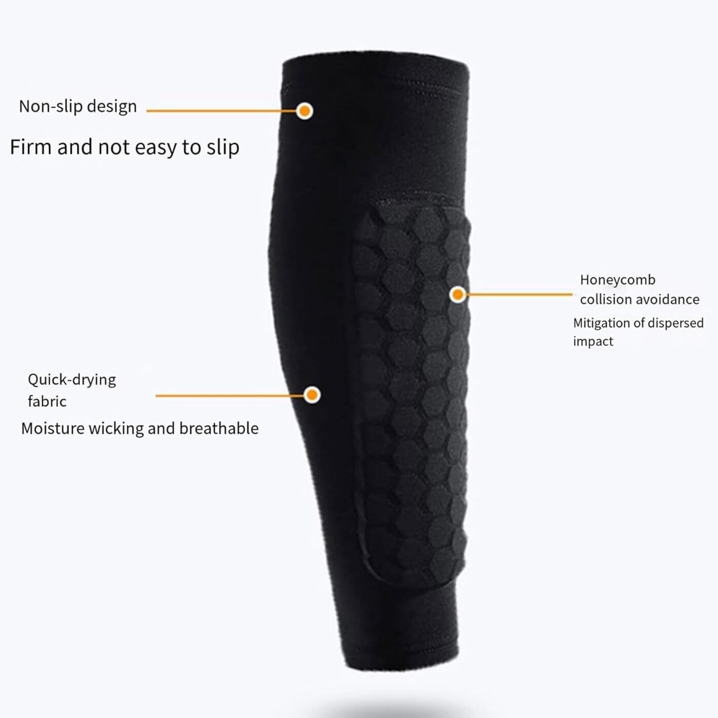 Shin Guards for Soccer, Lightweight Shin Pads for Kids Youth & Adult - Football Shin Defender Protective Gear, Comfortable Breathable Leg Guards 3 Shin Guards for Soccer, Lightweight Shin Pads for Kids Youth & Adult - Football Shin Defender Protective Gear, Comfortable Breathable Leg Guards - Image 3