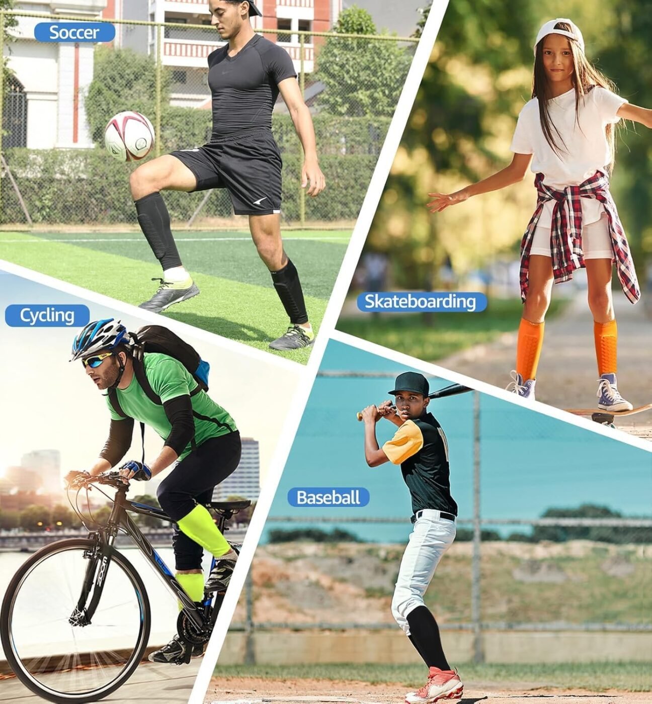 Shin Guards for Soccer, Lightweight Shin Pads for Kids Youth & Adult - Football Shin Defender Protective Gear, Comfortable Breathable Leg Guards 6 Shin Guards for Soccer, Lightweight Shin Pads for Kids Youth & Adult - Football Shin Defender Protective Gear, Comfortable Breathable Leg Guards - Image 6