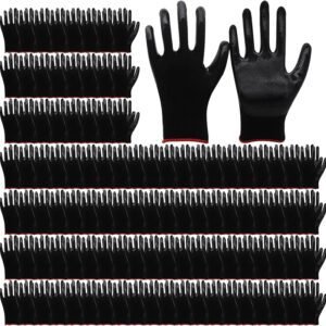 72 Pairs Gardening Gloves for Men Women Rubber Coated Work Gloves for Men Women Multipack Safety Construction Glove for Gardening Assembly Landscaping Construction