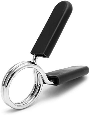 1 inch (25 mm) Spring Clip Collars with Easy-Grip Handle for Smooth Dumbbell Handle or Weightlifting Barbell (Pack of 4) 5 1 inch (25 mm) Spring Clip Collars with Easy-Grip Handle for Smooth Dumbbell Handle or Weightlifting Barbell (Pack of 4) - image 5