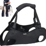 Dog Lifting Strap, Adjustable Sling for Elderly Dogs with Joint Injury and Arthritis, Dog Shoulder Strap for Dogs with Loss of Stability (M)