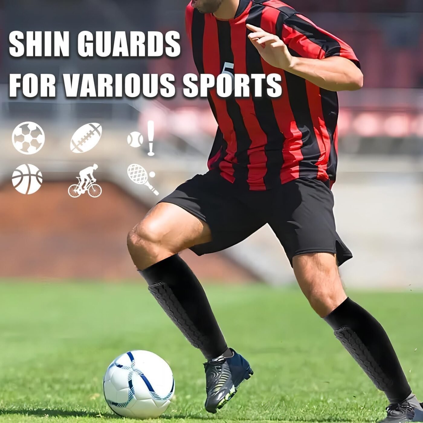 Shin Guards for Soccer, Lightweight Shin Pads for Kids Youth & Adult - Football Shin Defender Protective Gear, Comfortable Breathable Leg Guards 5 Shin Guards for Soccer, Lightweight Shin Pads for Kids Youth & Adult - Football Shin Defender Protective Gear, Comfortable Breathable Leg Guards - Image 5