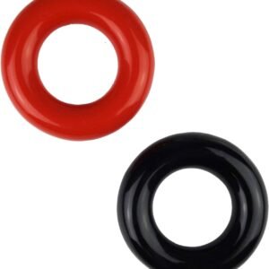 2 Pack Golf Club Swing Weight Rings Black and Red