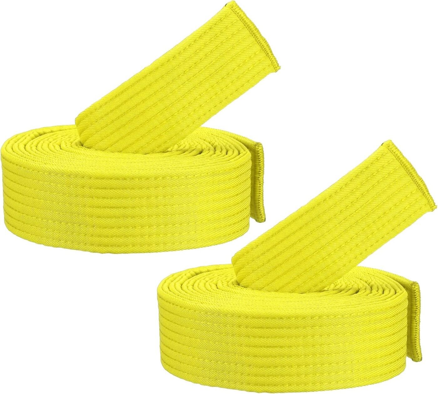 Taekwondo Colored Ranking Belts, Polyester Martial Arts Judo Karate Belt for Coach Teaching Practice Yellow 1.6IN x 7.2FT 1 Taekwondo Colored Ranking Belts, Polyester Martial Arts Judo Karate Belt for Coach Teaching Practice Yellow 1.6IN x 7.2FT