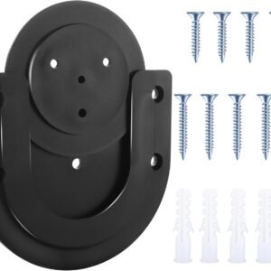 Dartboard Mounting Bracket,Dartboard Bracket Hanging Dartboards Professional,Black Black O Shaped