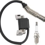 595304 Ignition Coil Magneto Armature, for BS 799650 592841 795315 17HP 17.5HP 19.5HP 20HP Intek OHV Engine Poulan Craftsman MTD Troy-Bilt Lawn Mower Engines Armature –