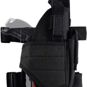 Adjustable Tactical Leg Holster Compatible for Nerf Elite Series Blaster(Black) Black