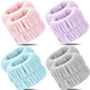 Wrist Bands or Washing ace, 8pcs Spa ace Washing Wristbands, Microiber Arm Wrist Towels, Absorbent Wash Wristbands or Woman Men, Prevent Water rom Spilling Down Your Arms
