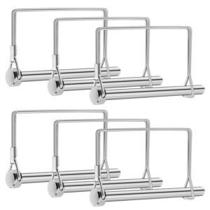 6 Pcs Trailer Coupler Pins, 5/16″ x 4″ PTO Shat Locking Pins, Heavy-Duty Square Towing Hitch Pins, Trailer Saety Coupler Pins, Wire Lock Pins, Trailer Hitch Locking Pins or Lawn Mower Hitches