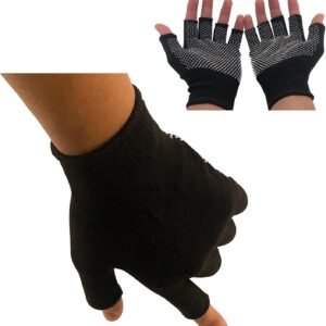 Summer Touchscreen Gloves for Women and Men, Anti-Slip Light Weight Half-Finger Gloves for Hiking, Warm Glove Cycling Driving, Cold Weather, Running, Outdoor Sports, Daily Work