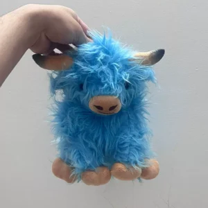 Blue Highland Cattle Chalk Bag Rock Climbing Equipment