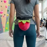 Strawberry Chalk Bag Rock Climbing Chalk Bag Suitable Bouldering Gym Indoor & Outdoor Climbing with Adjustable Belt