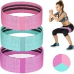Fitness band [set of 3] Fitness bands / resistance bands set Loop band for 3 resistance levels for buttocks and legs, resistance hip bands