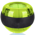 Metal Core Wrist Exerciser Wrist Strengthener Gyro Ball with LED Light – Green