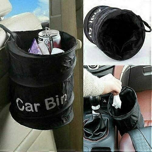 Black Portable Collapsible Car Bin | Trash Can| Bin| Car Bin | Car Accessories | Rubbish Bin | Car Gadgets | Storage Basket | Pop-up Leak Proof Trash 2 Black Portable Collapsible Car Bin | Trash Can| Bin| Car Bin | Car Accessories | Rubbish Bin | Car Gadgets | Storage Basket | Pop-up Leak Proof Trash - image 2