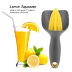 Ergonomic Manual Mini Lemon Squeezer for Lime & Orange (Black)