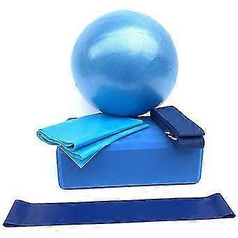 5pcs Yoga Ball Set - Fitness Ball, Blocks, Stretch Band, Resistance Loop, Belt 2 5pcs Yoga Ball Set – Fitness Ball, Blocks, Stretch Band, Resistance Loop, Belt - image 2
