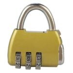 3-Digit Zinc Alloy Combo Lock – Heavy Duty Luggage Padlock