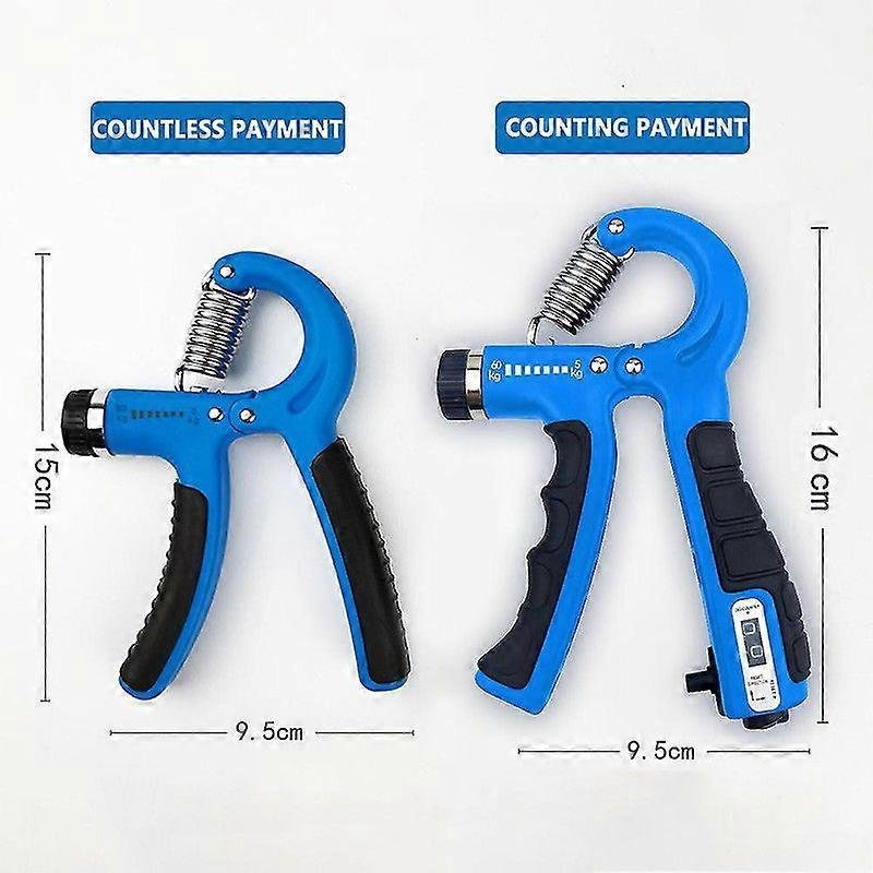 Spring Counting Hand Grip Strengthener, Heavy-Duty Gym Trainer 2 Spring Counting Hand Grip Strengthener, Heavy-Duty Gym Trainer - image 2