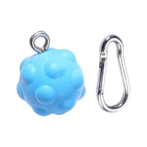 Solid Pull-Up Balls Hand Grip Strengthener with Hook, Non-Slip Forearm Trainer