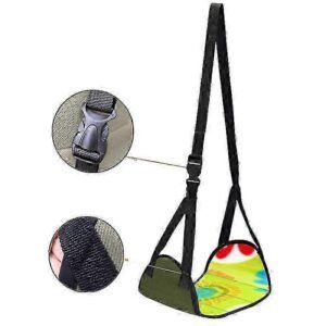 Adjustable Height Travel Foot Hammock for Plane, Carry-On Size
