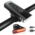 USB Rechargeable Bike Light Set – LED Front & Tail Light