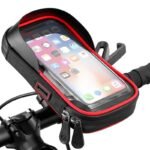 Bike Frame Bag Waterproof Bike Phone Mount Holder Bikes Accessories Gifts – Red