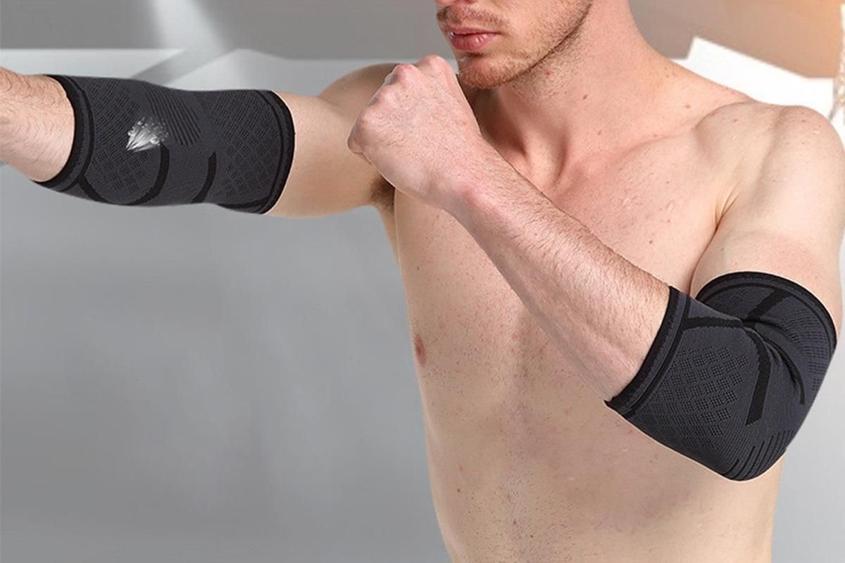 2Pcs Elbow Brace for Tendonitis Elbow Compression Support Sleeve for Golfers Pain Relief for Workout Weightlifting -Black / L 3 2Pcs Elbow Brace for Tendonitis Elbow Compression Support Sleeve for Golfers Pain Relief for Workout Weightlifting -Black / L - image 3
