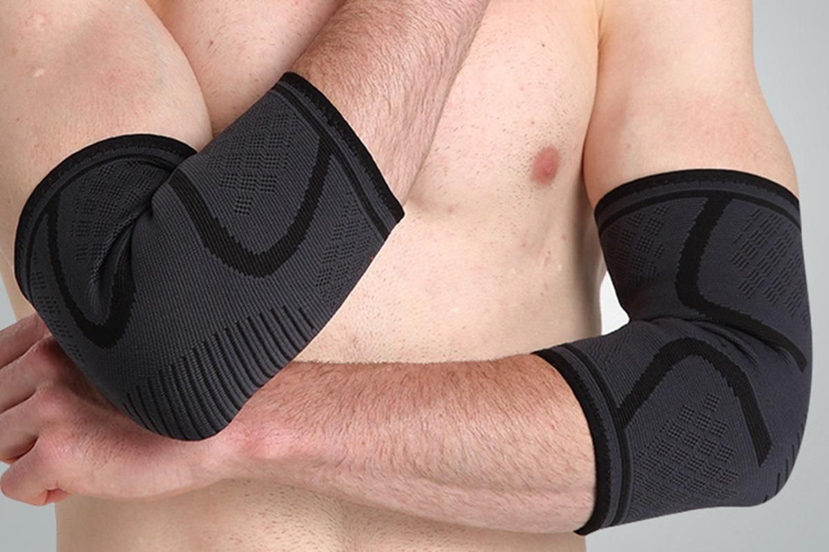 2Pcs Elbow Brace for Tendonitis Elbow Compression Support Sleeve for Golfers Pain Relief for Workout Weightlifting -Black / L 5 2Pcs Elbow Brace for Tendonitis Elbow Compression Support Sleeve for Golfers Pain Relief for Workout Weightlifting -Black / L - image 5