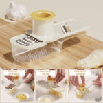 3-in-1 Multi-Functional Stainless Steel Slicer, Shredder, and Grinder—White