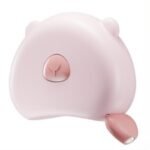 Bear Magnetic Retractable Tape Measure, Portable Body Measuring Ruler for Bust, Waist, and Hips—Pink