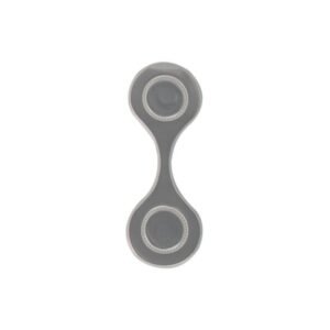 Magnetic Reflective Safety Clip, Double Sided Night Running Visibility Marker for Jogging Cycling Walking-Gray