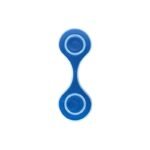Magnetic Reflective Safety Clip, Double Sided Night Running Visibility Marker for Jogging Cycling Walking-Blue