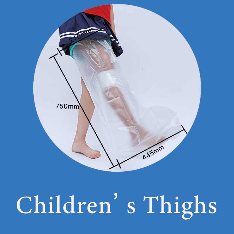 Kids Thigh Leg Waterproof Cast Cover Shower Bandage Protector Child Broken Leg Knee Wound Bath Sleeve 1 Kids Thigh Leg Waterproof Cast Cover Shower Bandage Protector Child Broken Leg Knee Wound Bath Sleeve