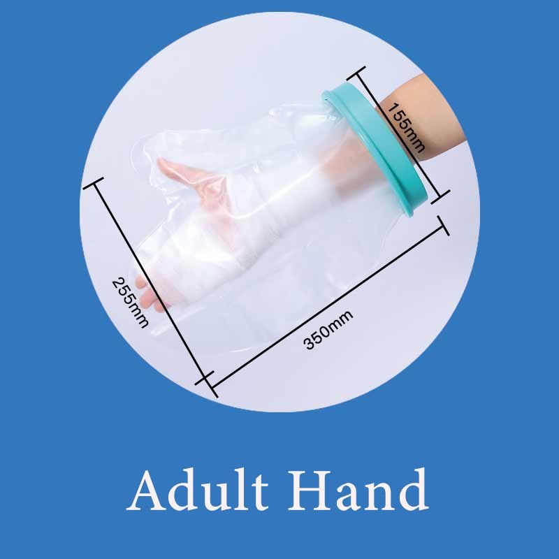Adult Hand Waterproof Cast Cover Shower Bandage Protector Broken Hand Fingers Wound Bath Sleeve 1 Adult Hand Waterproof Cast Cover Shower Bandage Protector Broken Hand Fingers Wound Bath Sleeve