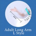 Adult L Shaped Long Arm Waterproof Cast Cover Shower Bandage Protector Full Broken Arm Elbow Wound Bath Sleeve