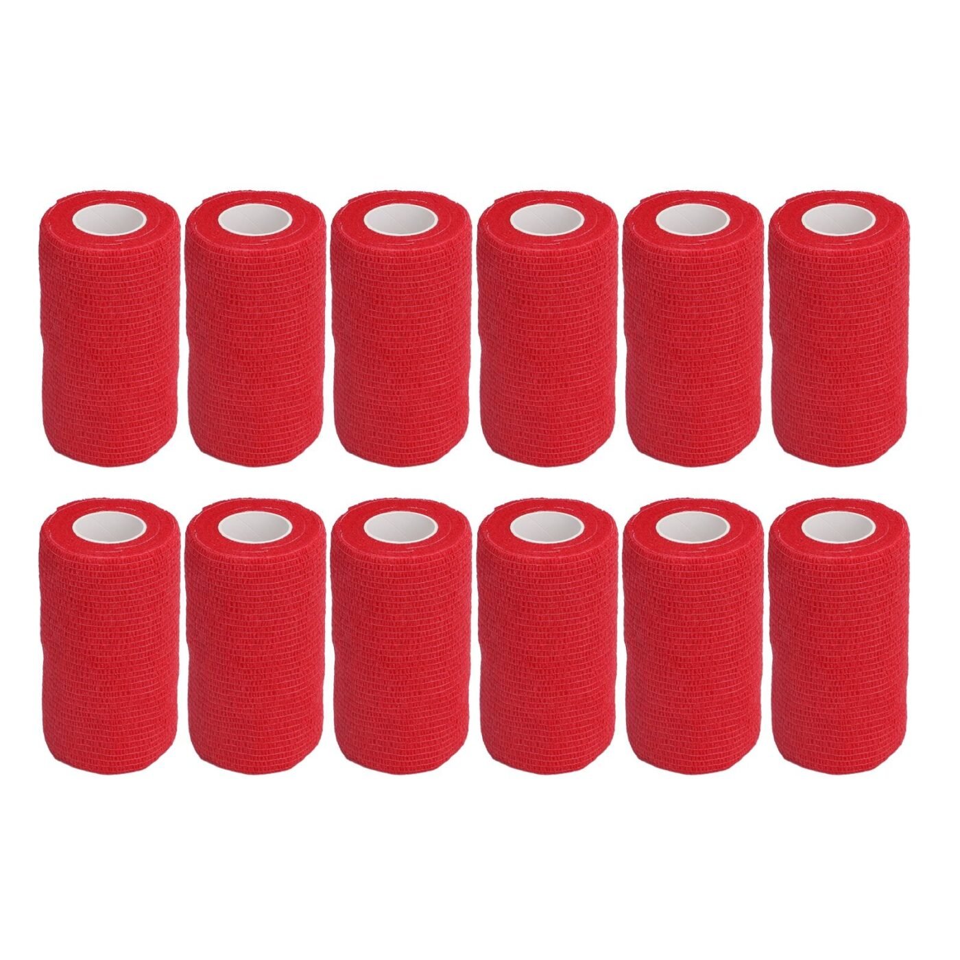 12Pcs Bandage Wrap Natural Latex Elastic Self Adhesive Wrap for Cows Dogs Horses 10cm Red 1 12Pcs Bandage Wrap Natural Latex Elastic Self Adhesive Wrap for Cows Dogs Horses 10cm Red